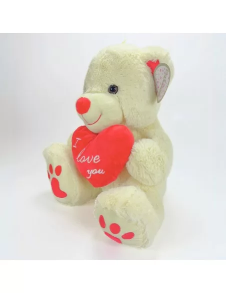 Orsetto Peluches Tenerava art. 967 altezza 40cm Panna