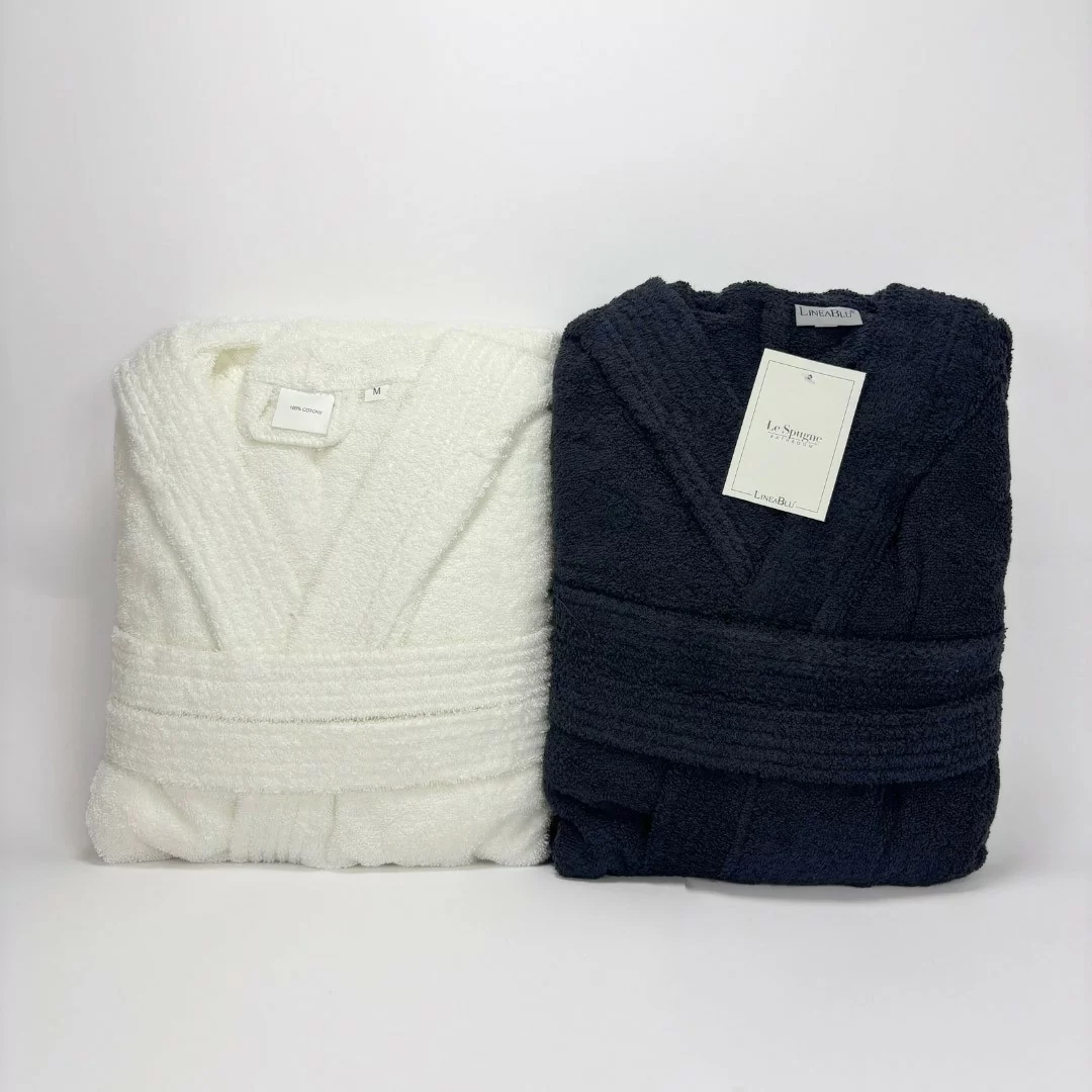 Accappatoio Lui e Lei LineaBlu art. Marte Nero...