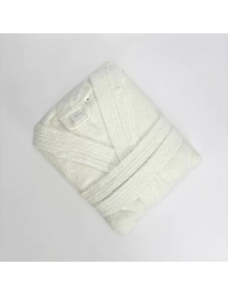 Accappatoio Lui e Lei LineaBlu art. Marte Nero Uomo e Bianco Donna