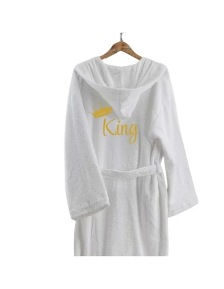 King e Queen Accappatoio Lui e Lei LineaBlu art. Marte Bianchi