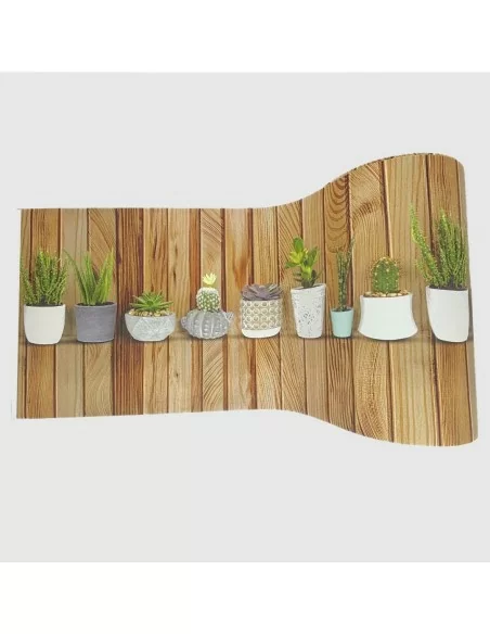 Tappeto a metro per cucina modello Parquet Antiscivolo