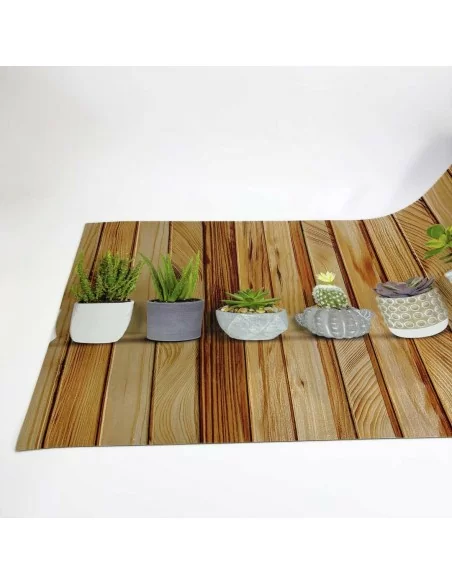 Tappeto a metro per cucina modello Parquet Antiscivolo