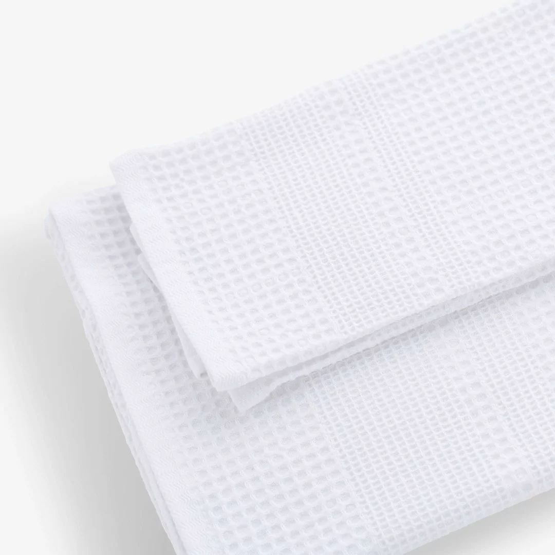 Coppia Asciugamani Cotone Nido d'Ape LineaBlu...