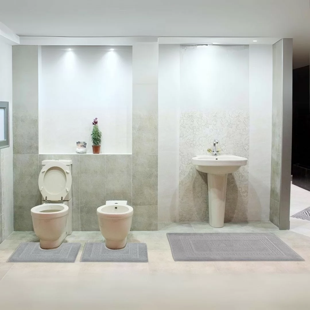 Tappeto Bagno Spugna Onda Blu art. Torino