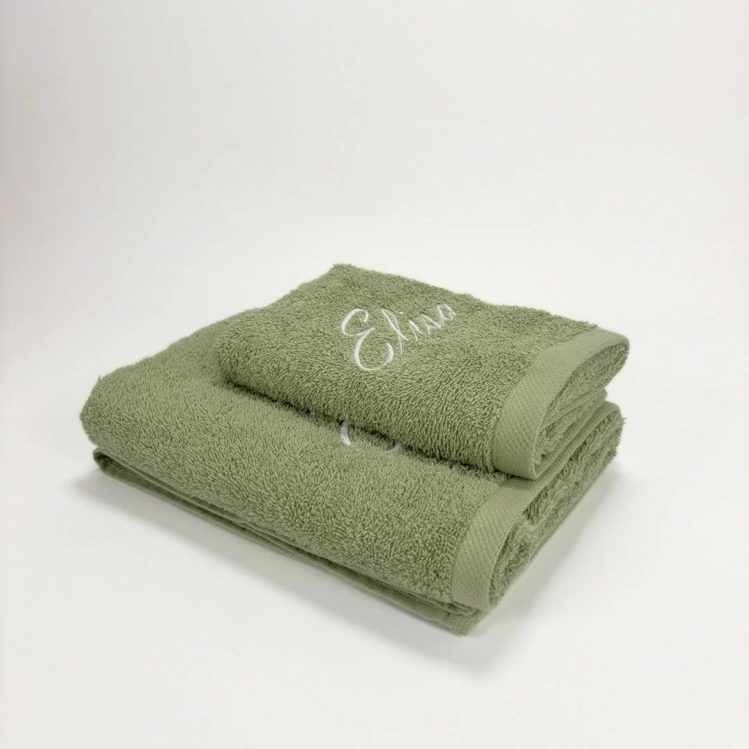 Coppia Asciugamani Personalizzati LineaBlu art....