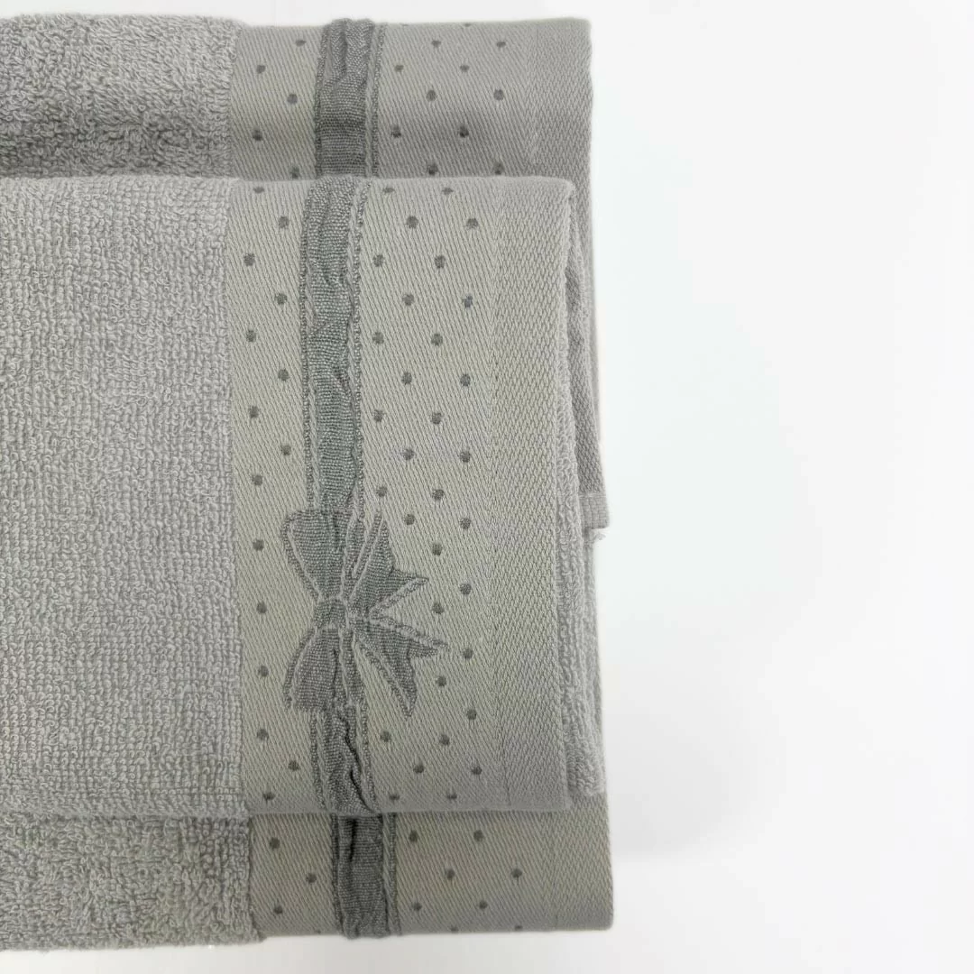 Coppia Asciugamani Vingi art. Jacquard Spugna...