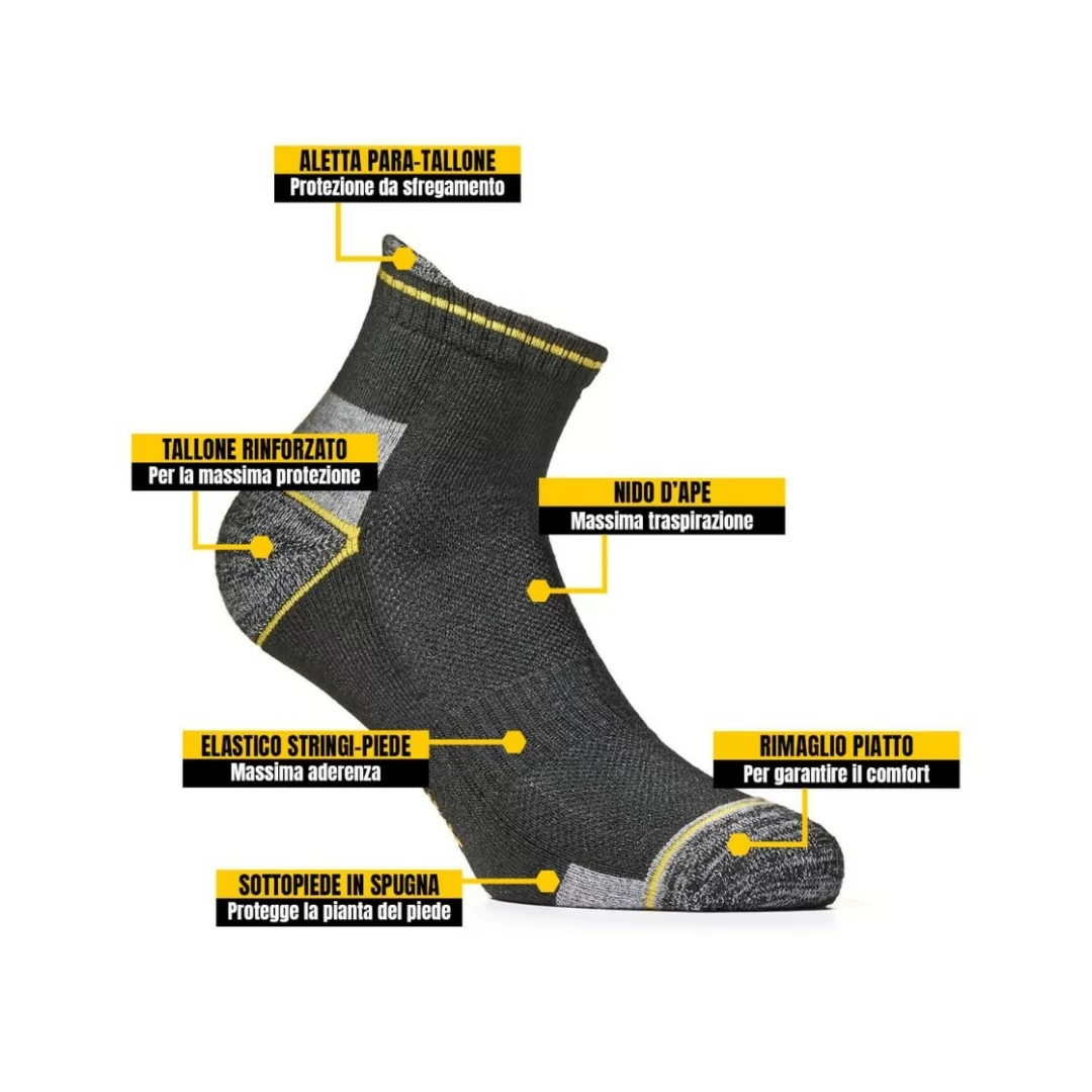 Calza Uomo Antinfortunistica art. WRK-04 Cotone...