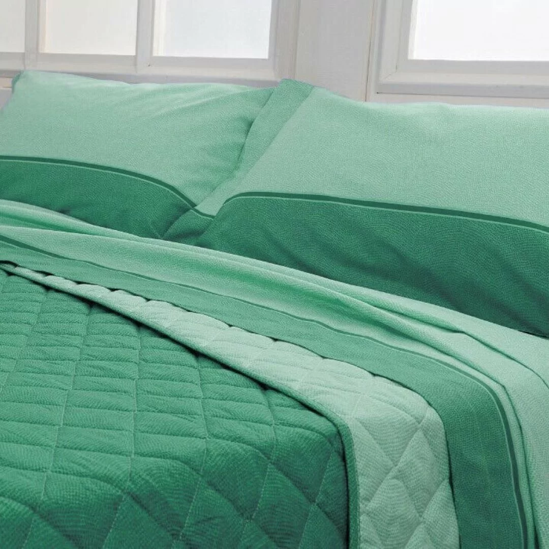 Lenzuola in Cotone Completo Letto Biancaluna Tramonti...