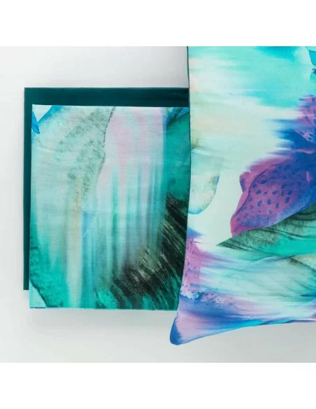 Completo Letto Matrimoniale Linea Oro art. Dream Iris Cotone