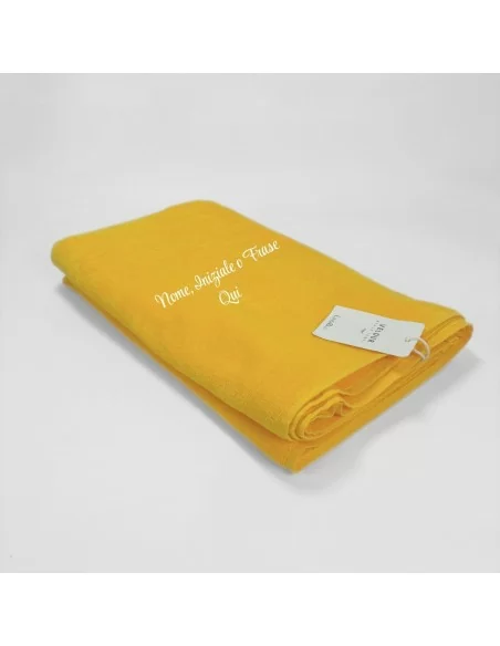 Telo Mare Personalizzabile LineaBlu art. Velour Beach Bordato