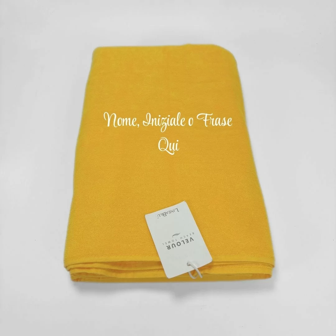 Telo Mare Personalizzabile LineaBlu art. Velour...
