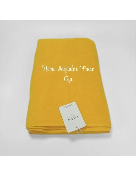 Telo Mare Personalizzabile LineaBlu art. Velour Beach Bordato