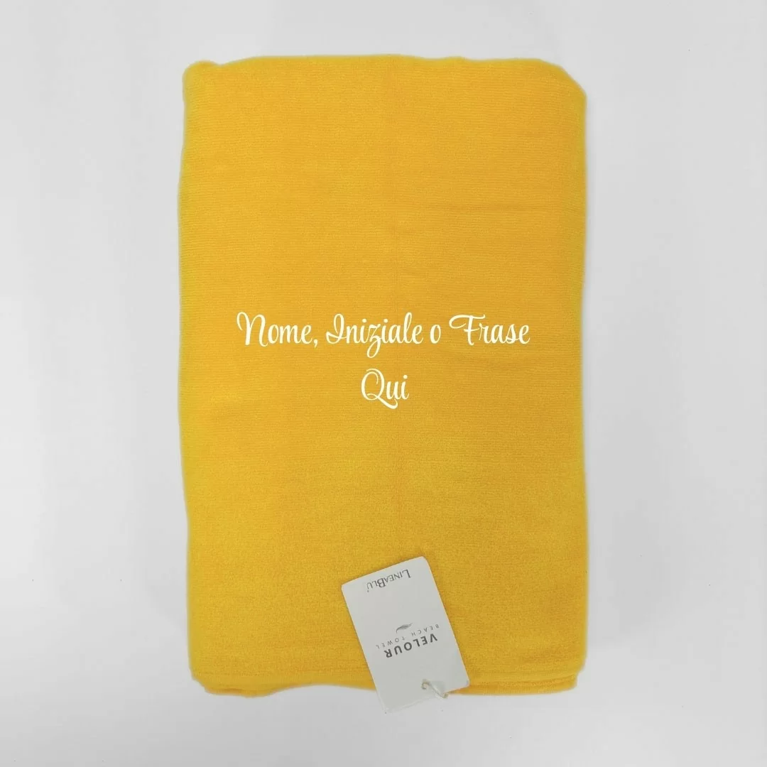 Telo Mare Personalizzabile LineaBlu art. Velour...