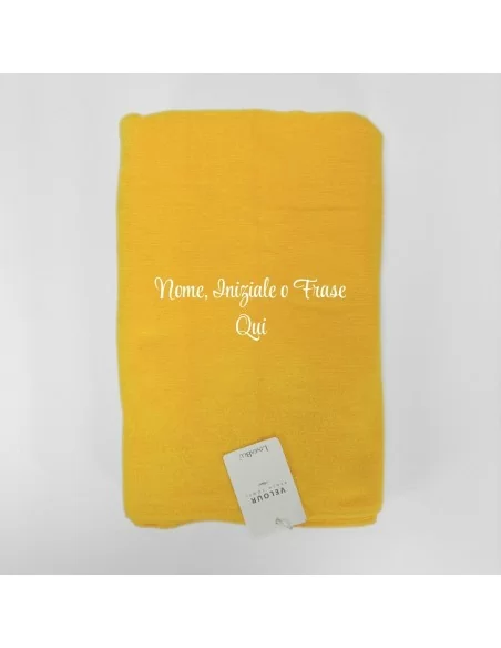 Telo Mare Personalizzabile LineaBlu art. Velour Beach Bordato