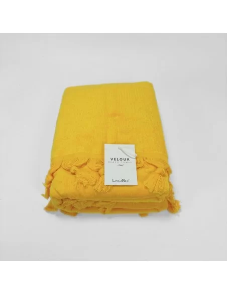 Telo Mare Microspugna LineaBlu art. Velour Beach Frangia