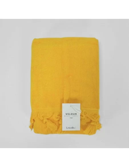 Telo Mare Microspugna LineaBlu art. Velour Beach Frangia