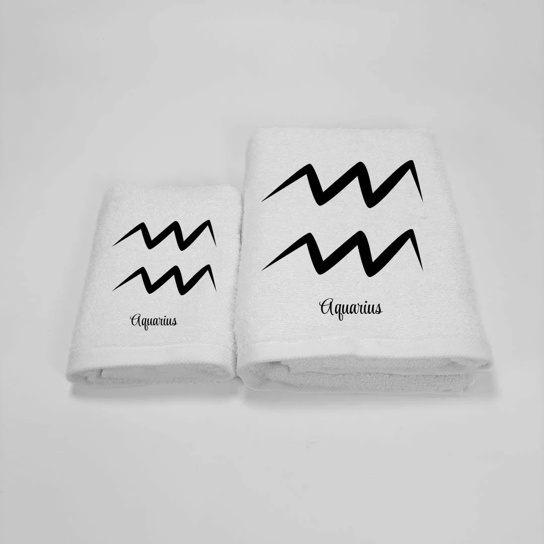 Coppia Asciugamani Personalizzati LineaBlu art....