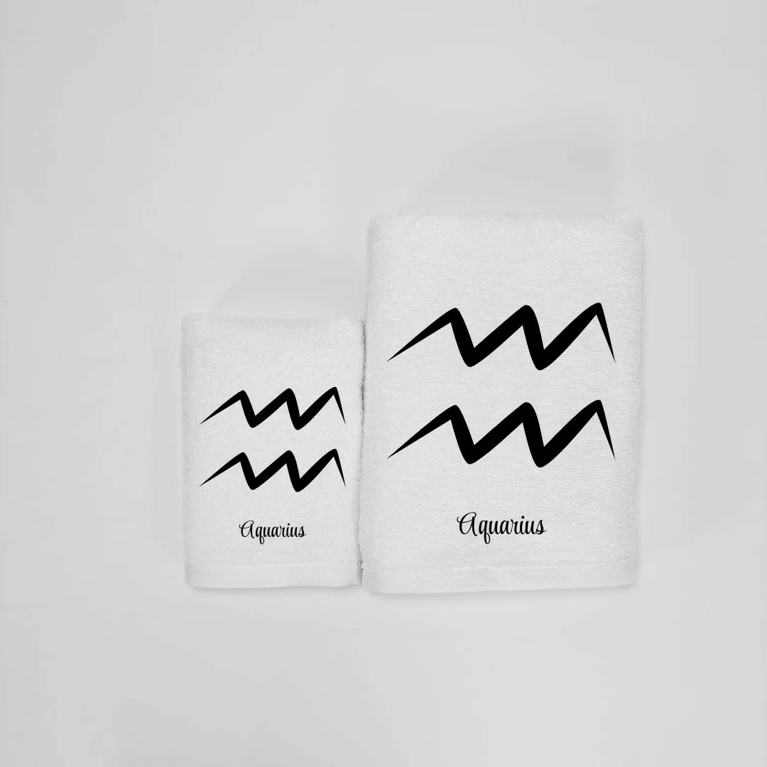 Coppia Asciugamani Personalizzati LineaBlu art....