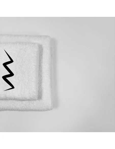 Coppia Asciugamani Personalizzati LineaBlu art. Oroscopo Bianco