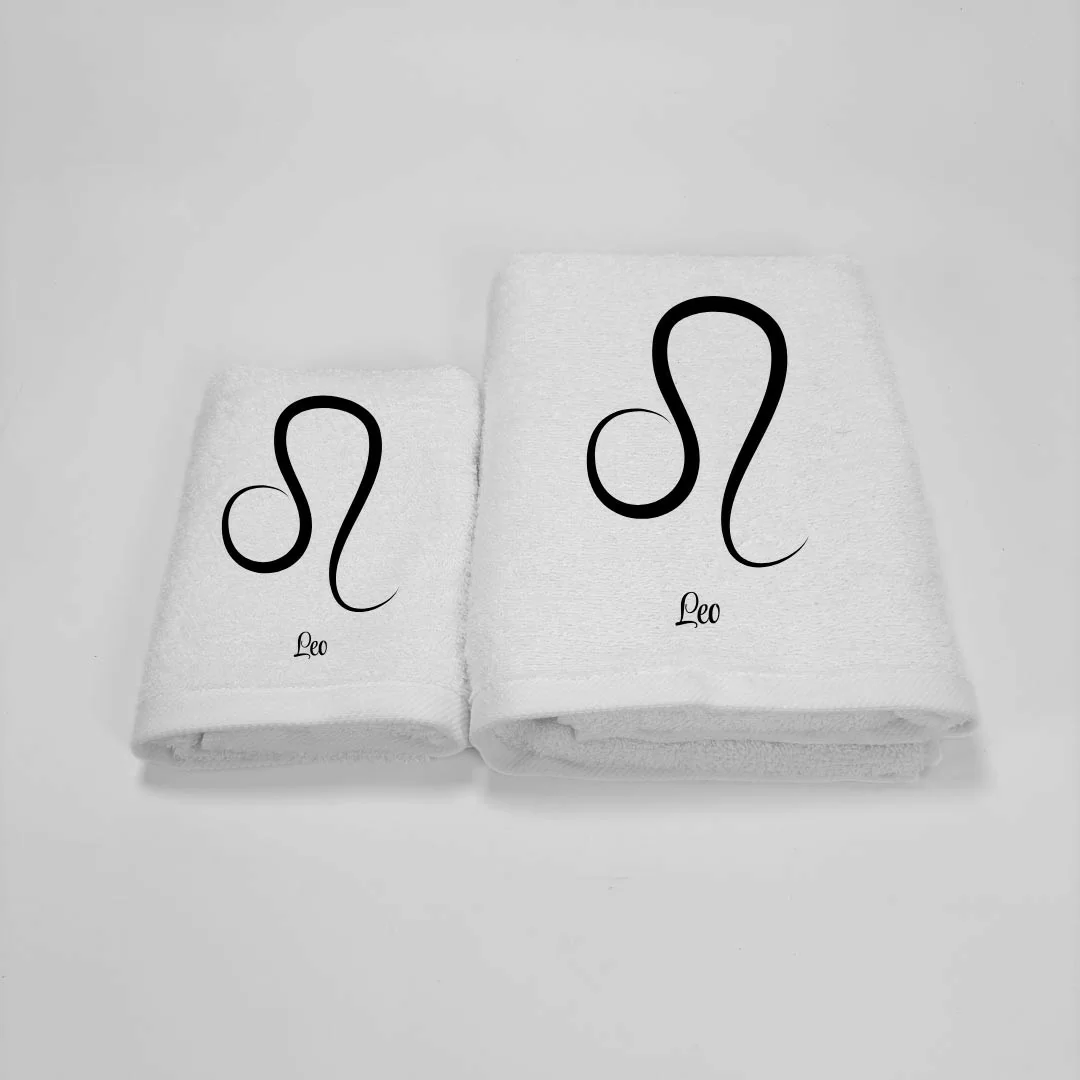 Coppia Asciugamani Personalizzati LineaBlu art....