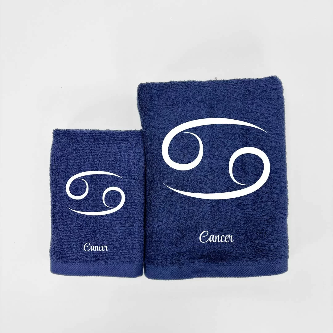 Coppia Asciugamani Personalizzati LineaBlu art....