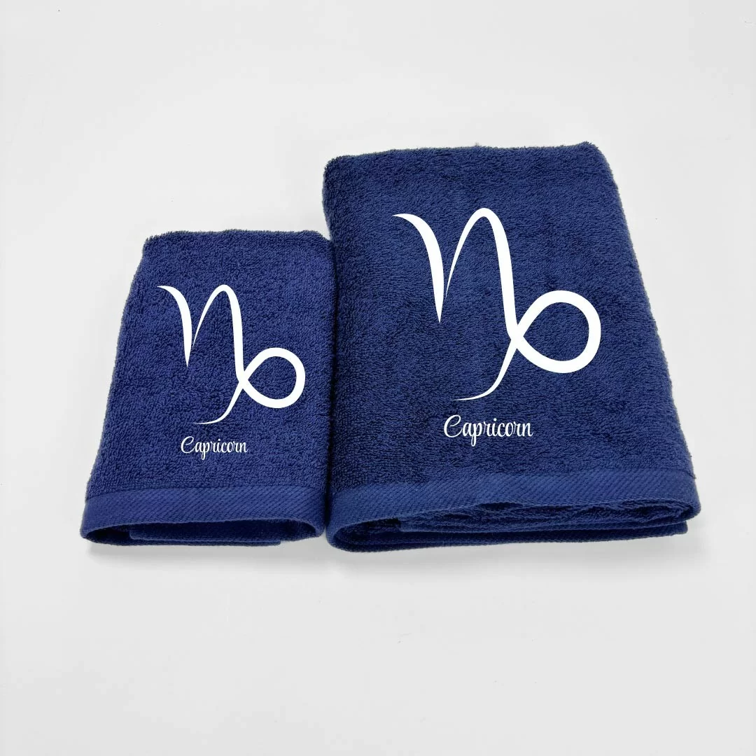 Coppia Asciugamani Personalizzati LineaBlu art....
