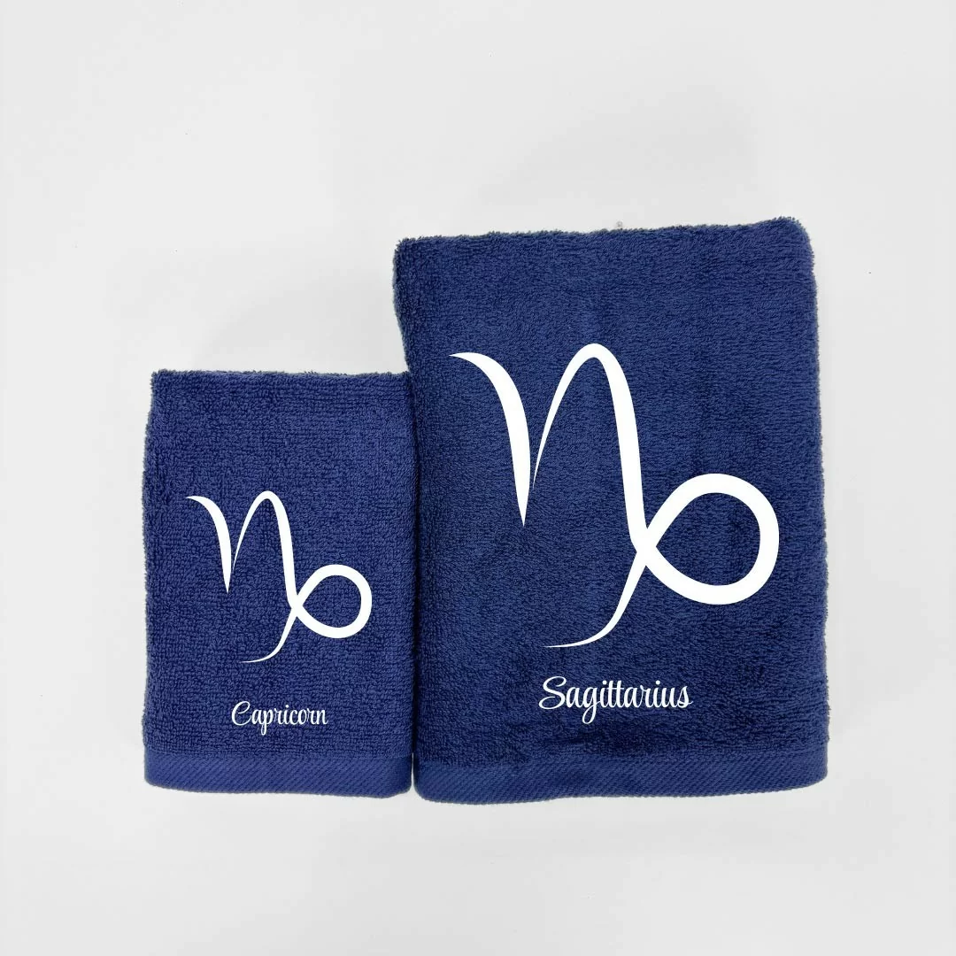 Coppia Asciugamani Personalizzati LineaBlu art....