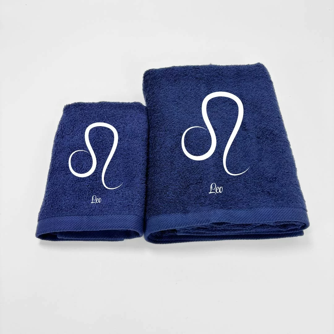 Coppia Asciugamani Personalizzati LineaBlu art....