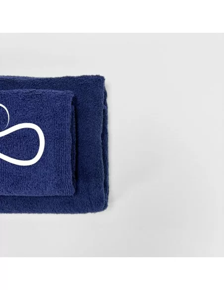 Coppia Asciugamani Personalizzati LineaBlu art. Oroscopo Blu Navy
