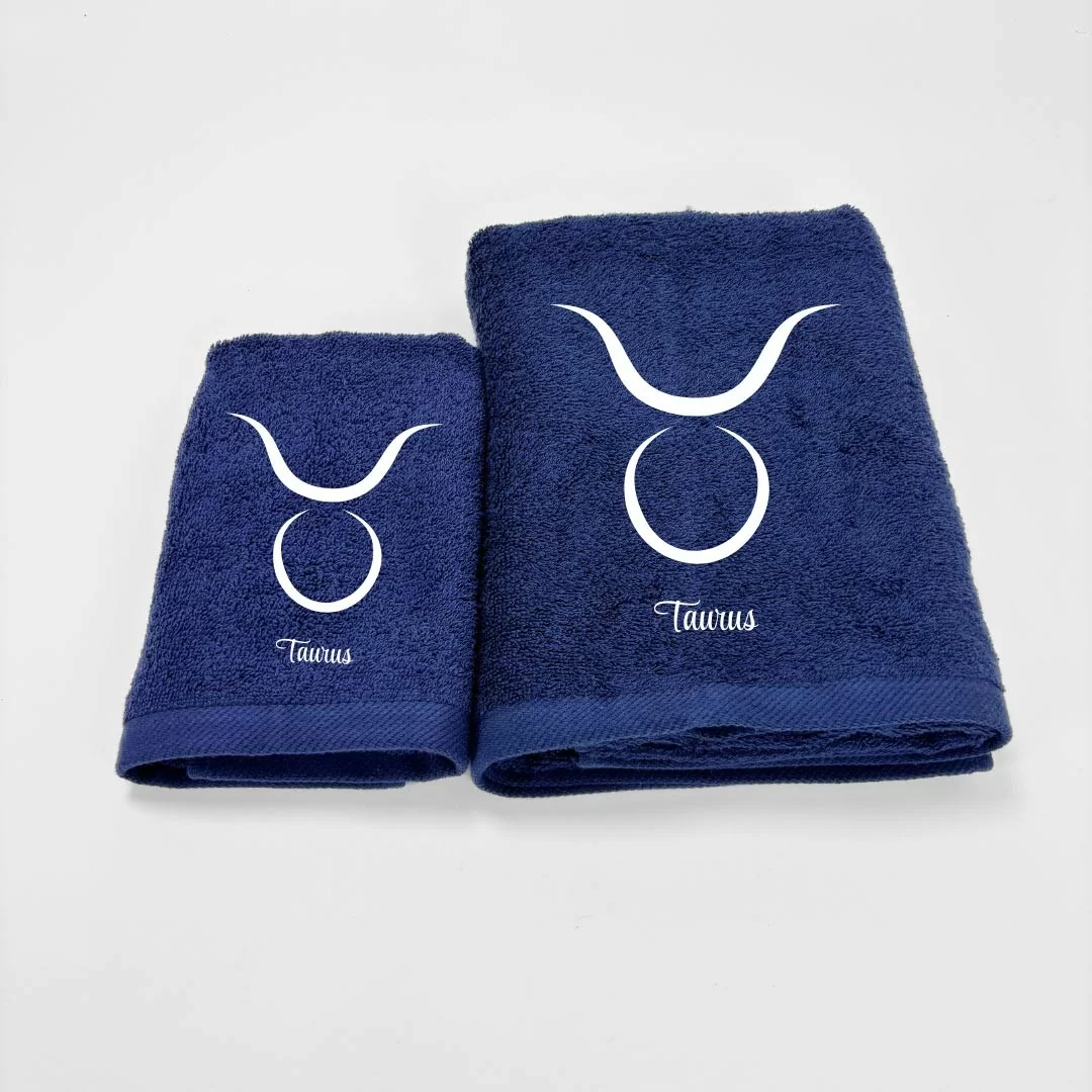 Coppia Asciugamani Personalizzati LineaBlu art....