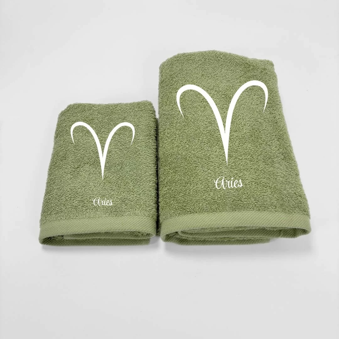 Coppia Asciugamani Personalizzati LineaBlu art....