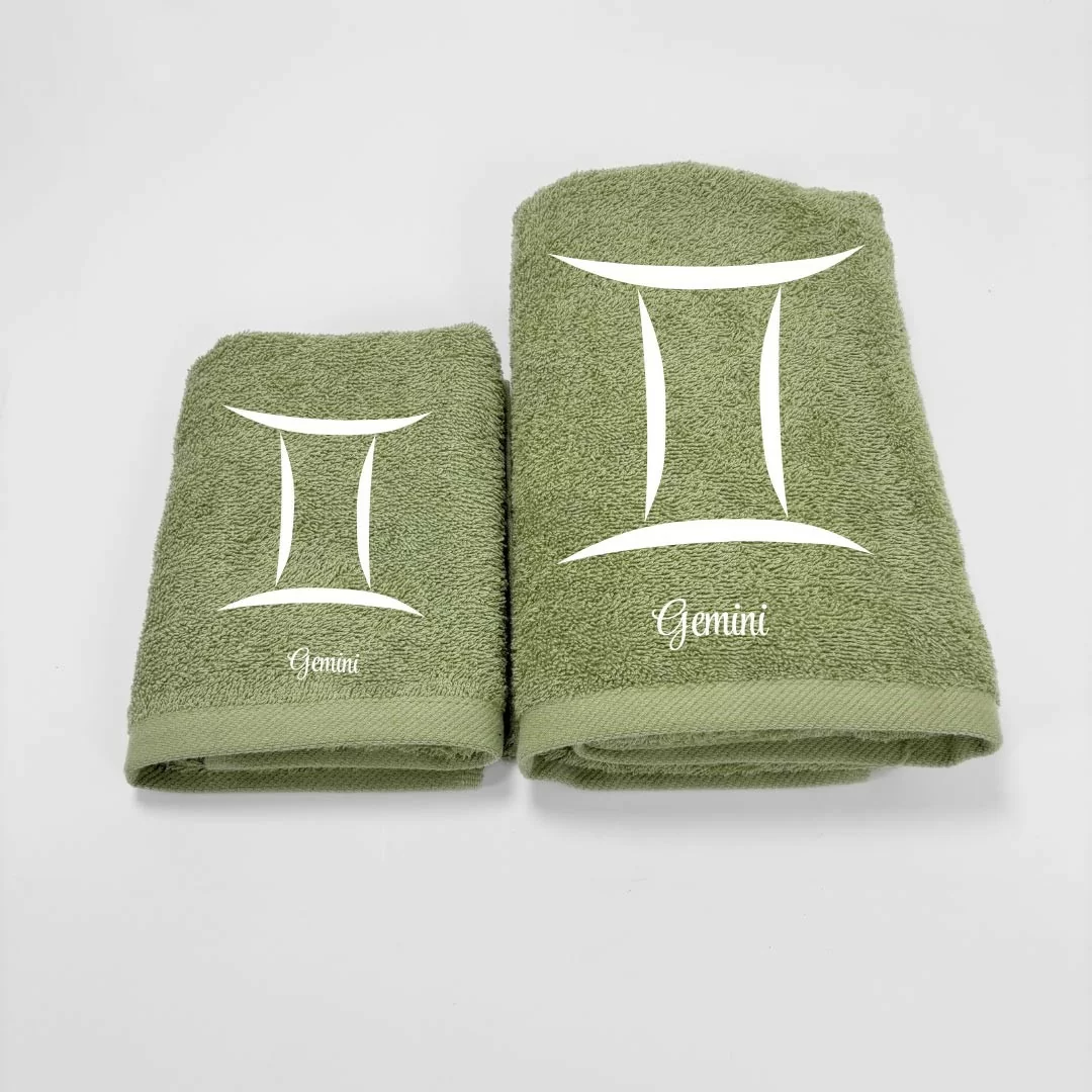 Coppia Asciugamani Personalizzati LineaBlu art....