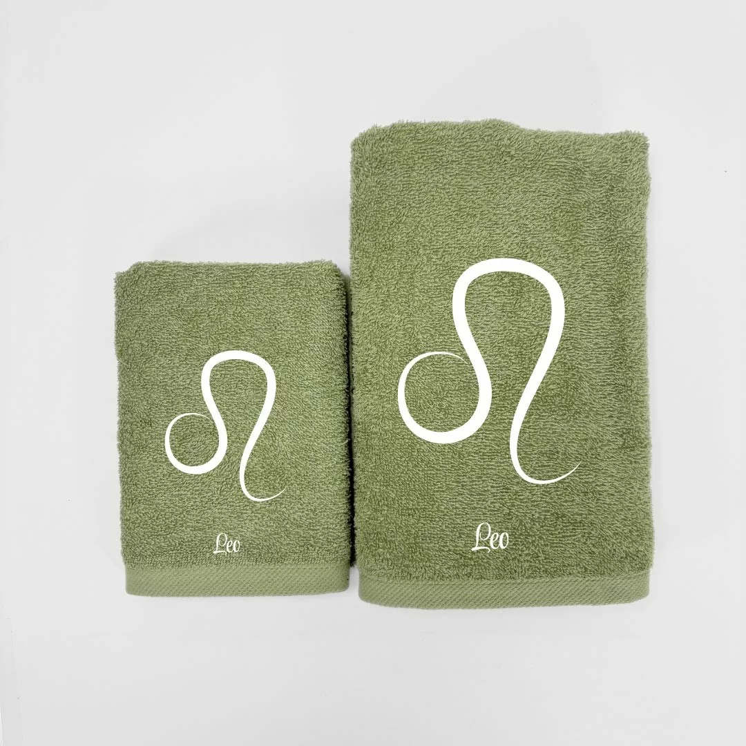 Coppia Asciugamani Personalizzati LineaBlu art....