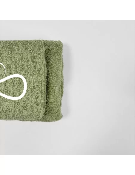 Coppia Asciugamani Personalizzati LineaBlu art. Oroscopo Verde