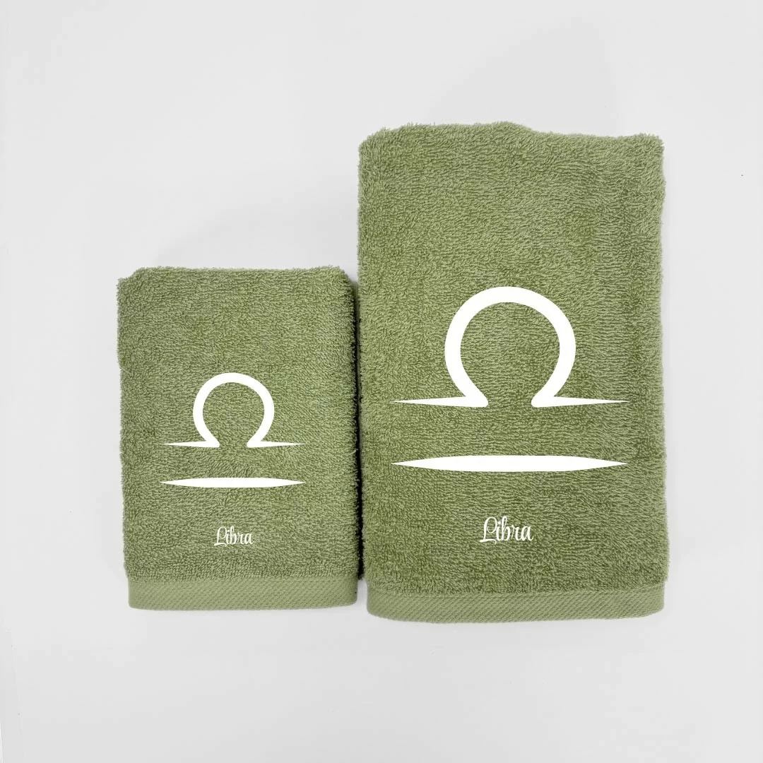 Coppia Asciugamani Personalizzati LineaBlu art....