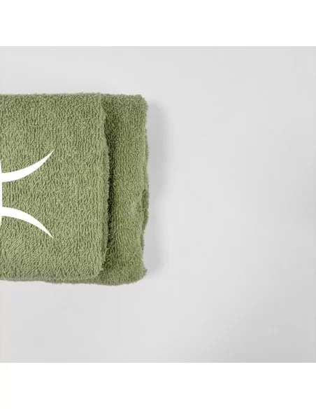 Coppia Asciugamani Personalizzati LineaBlu art. Oroscopo Verde