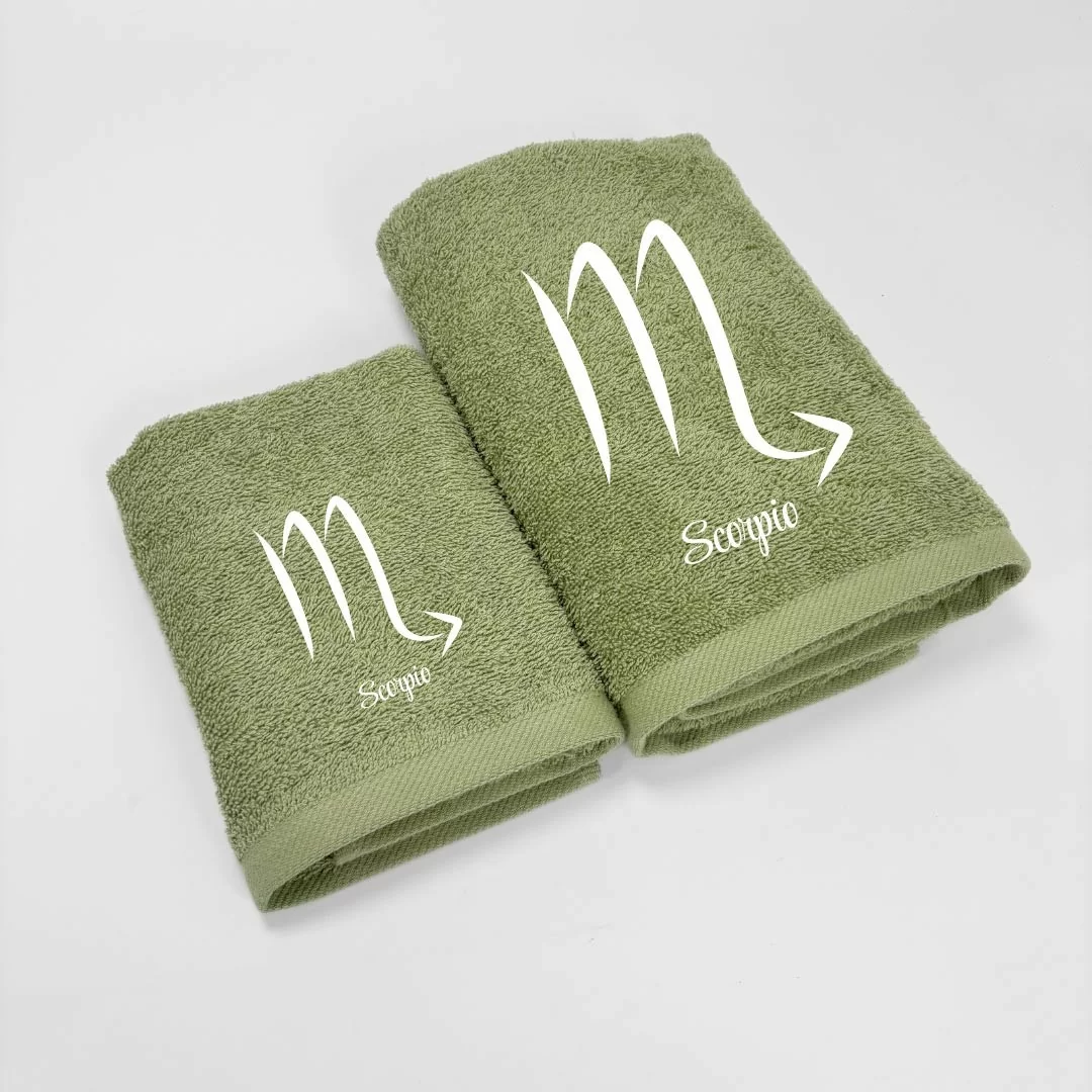 Coppia Asciugamani Personalizzati LineaBlu art....