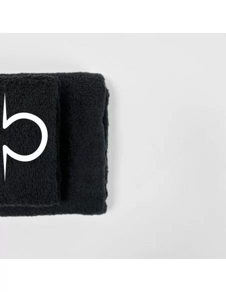 Coppia Asciugamani Personalizzati LineaBlu art. Oroscopo Nero