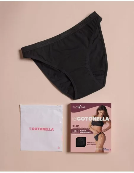 Slip Assorbente Apribile Cotonella FloWear art. ADB96 Cotone