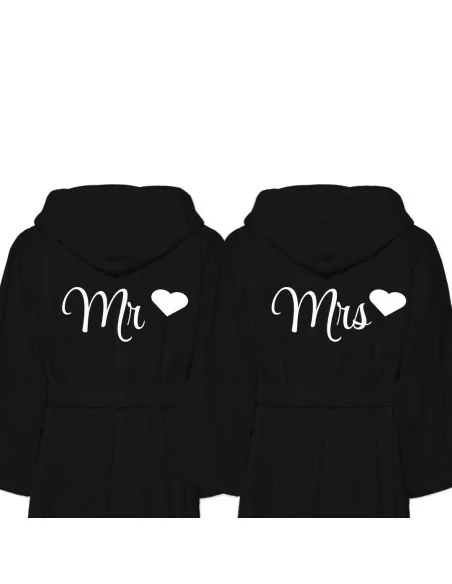 Accappatoio Lui e Lei Spugna LineaBlu art. Mr e Mrs Monocolore