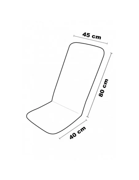 Cuscino da Giardino Sedie a Sdraio Maratex art. Relax120 Unito