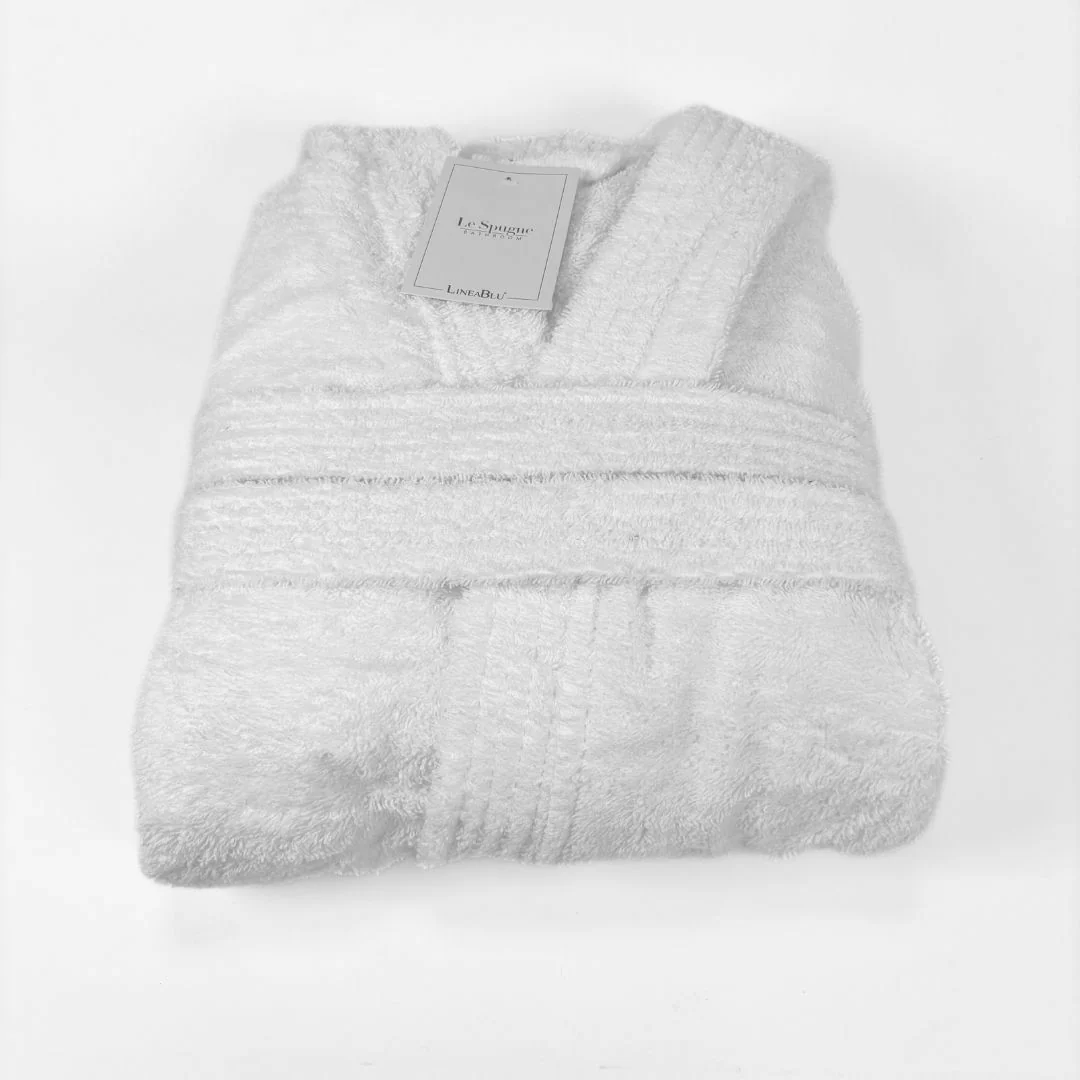 Accappatoio Personalizzato Baby Bianco LineaBlu...