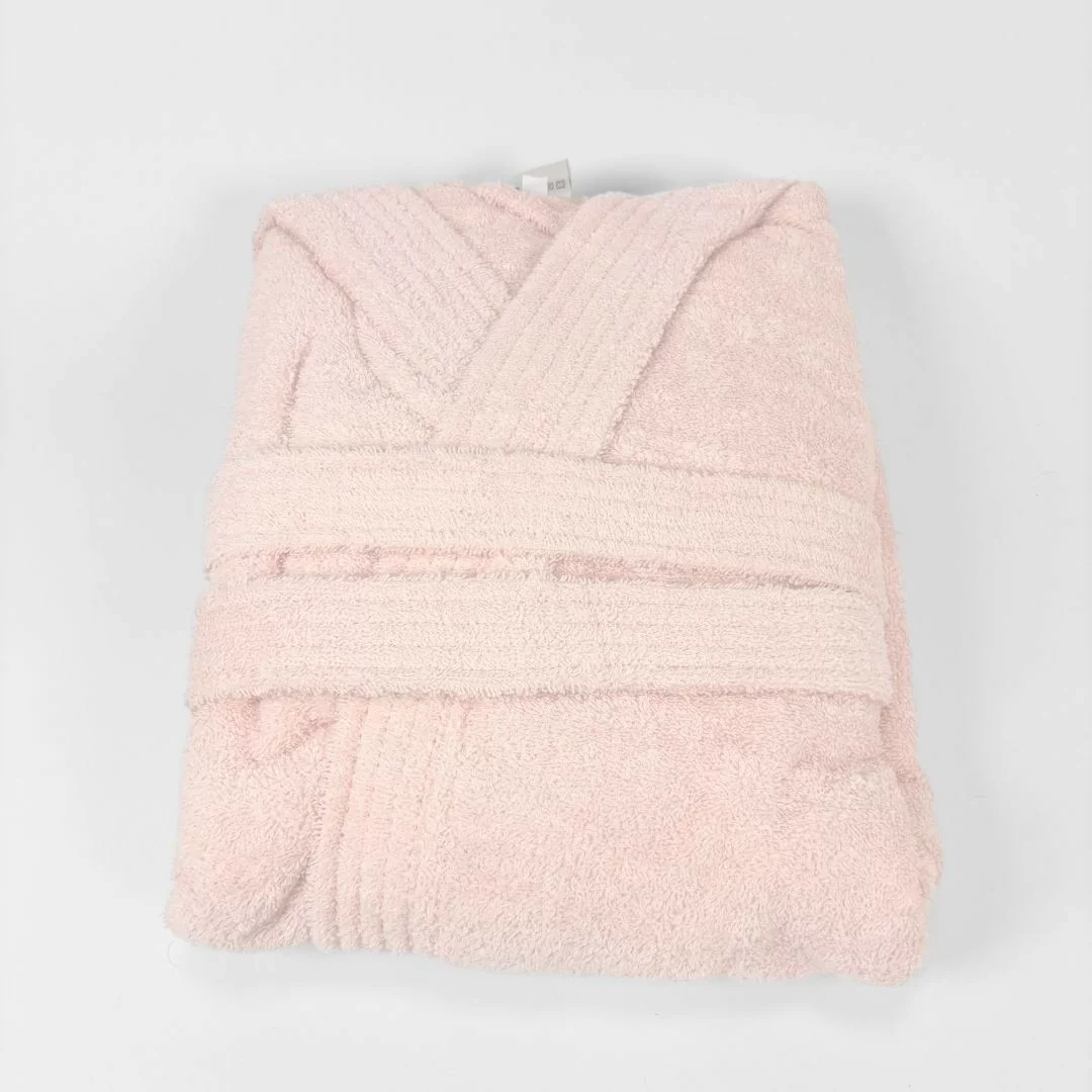 Accappatoio Personalizzato Rosa Confetto LineaBlu art. Marte 2