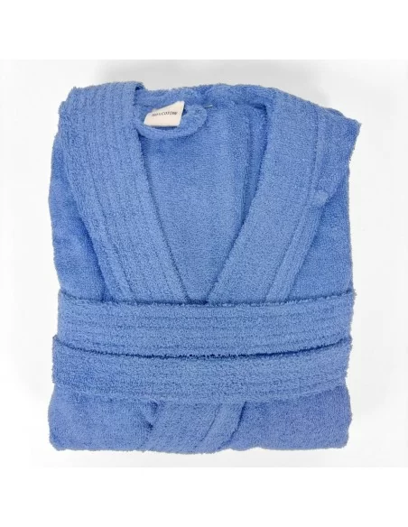 Accappatoio Personalizzato Blu Zaffiro LineaBlu art. Marte