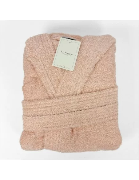 Accappatoio Personalizzato Rosa Cipria LineaBlu art. Marte