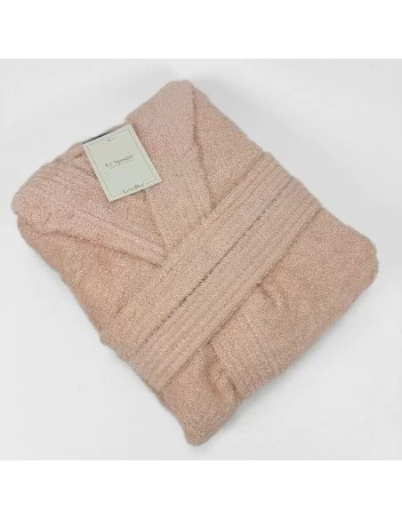 Accappatoio Personalizzato Rosa Cipria LineaBlu art. Marte