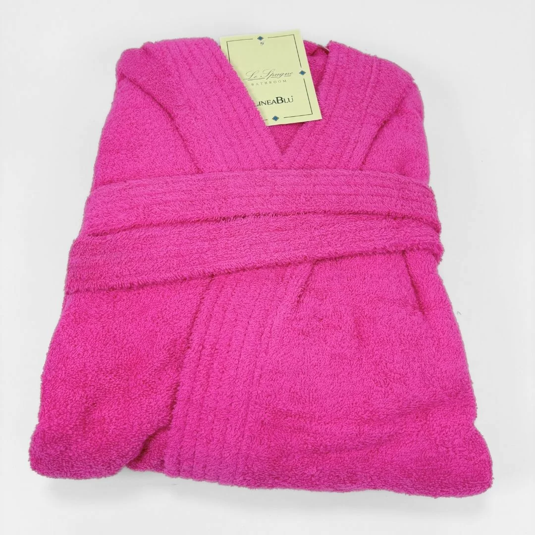 Accappatoio Personalizzato Fucsia LineaBlu art....