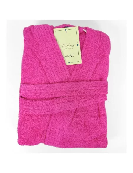 Accappatoio Personalizzato Fucsia LineaBlu art. Marte