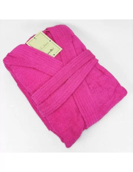 Accappatoio Personalizzato Fucsia LineaBlu art. Marte
