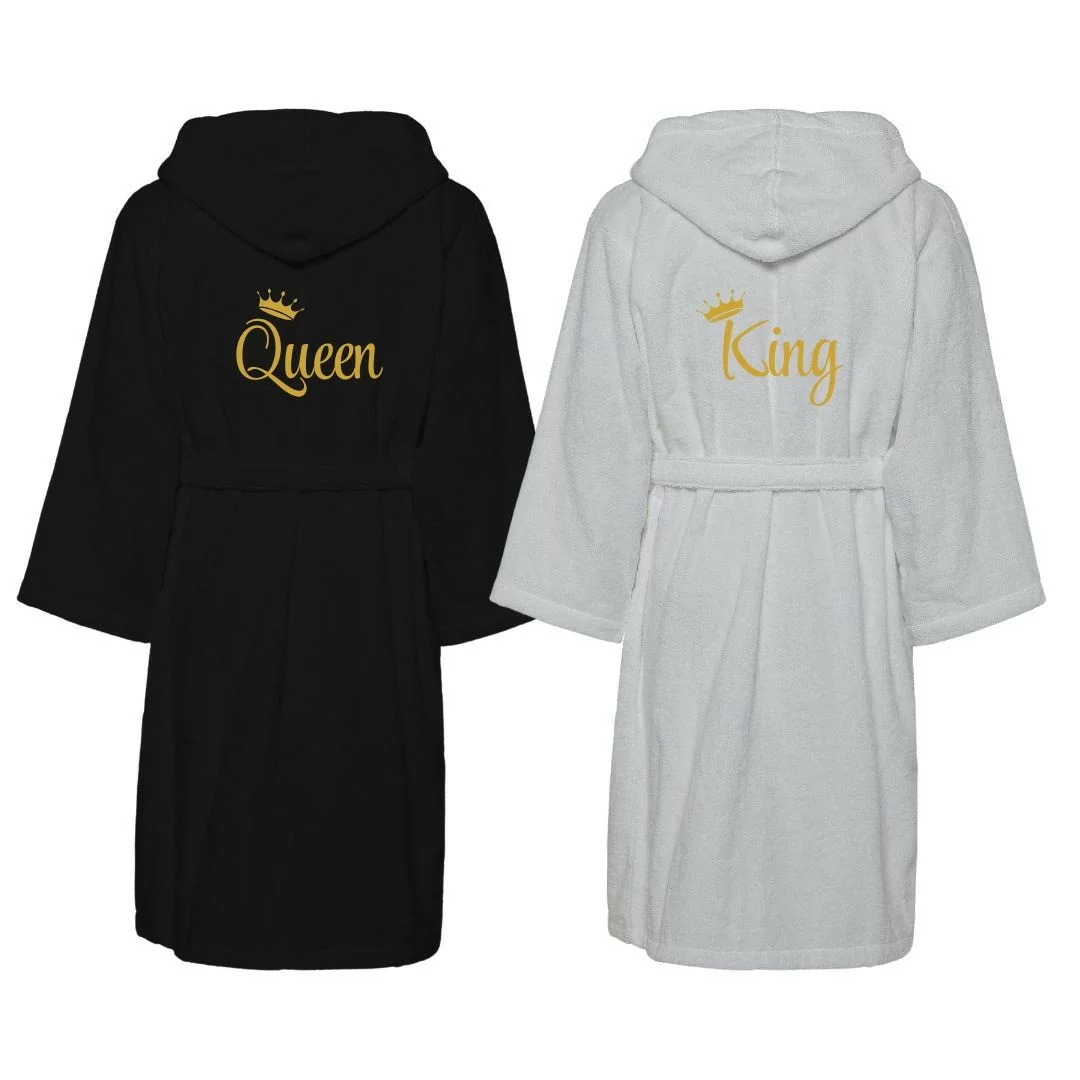 King e Queen Accappatoio Lui e Lei LineaBlu...